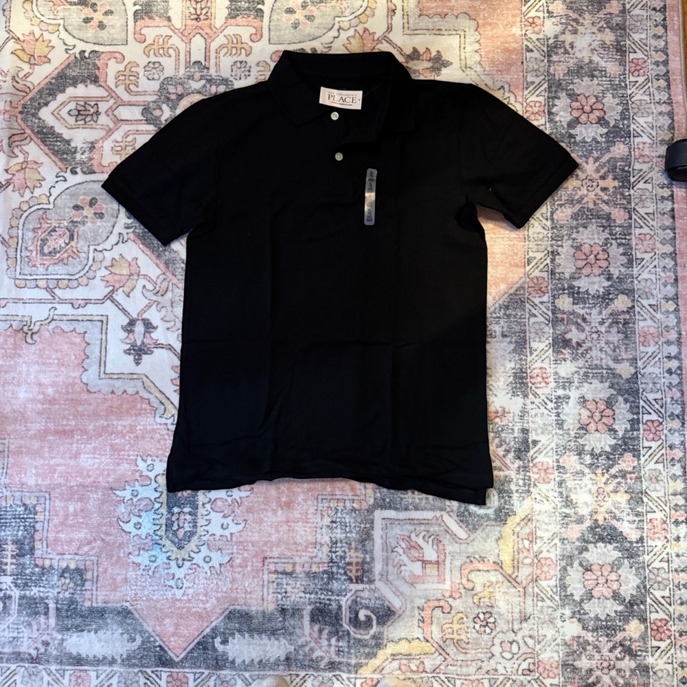 The Children's Place Black Polo Shirt
